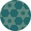 Moroccan Blue Star Lattice